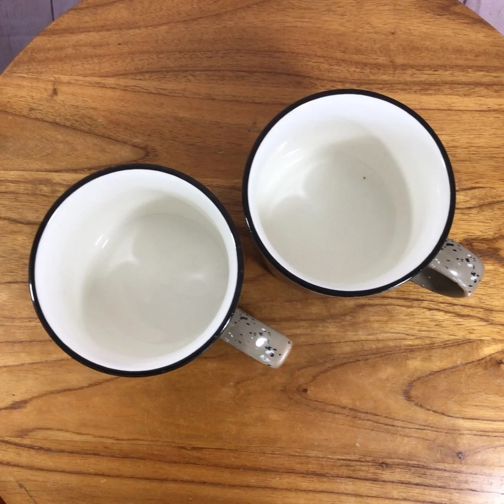 NRA ILA Tan and Black Speckled Ceramic Mugs - Set of 2 - Picture 5 of 6